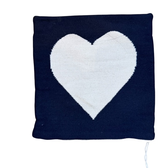 Jonathan Adler Heart and Peace Sign Pillow Cover 15x16 - Picture 2 of 9